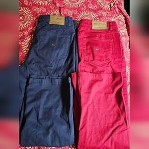 Tommy Hillfiger Pants Women or Men Size 10, 100% Cotton